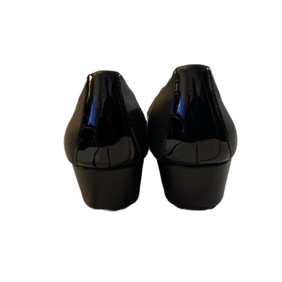 Anne Klein Maysel Black Size 8 Flex Wedge Flats Shoes NWOT - Picture 4 of 5